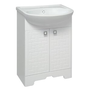 Изображение товара Тумба под раковину Runo Авила 60 белая для ванной комнаты