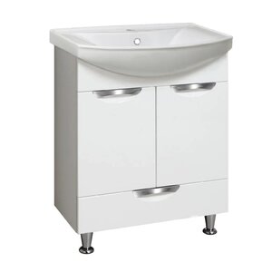 Изображение товара Тумба под раковину Runo Барселона 00000001035 65, белая