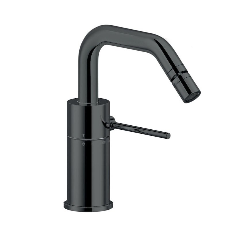 Изображение товара Смеситель Nobili Velis VE125119/3FLP для биде черный глянцевый