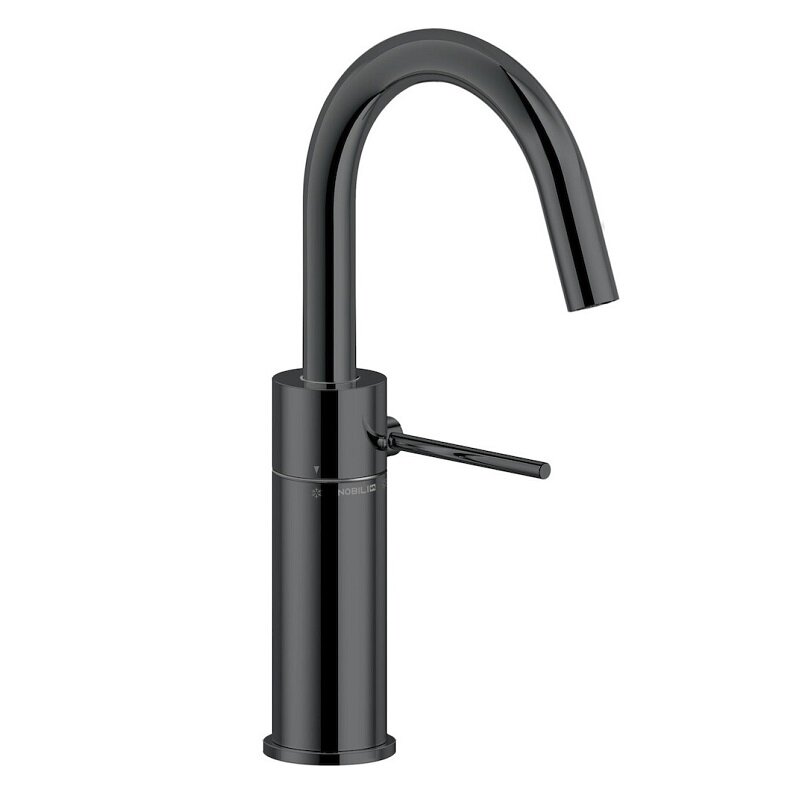 Изображение товара Смеситель Nobili Velis VE125138/3FLP для раковины, цвет черный глянцевый