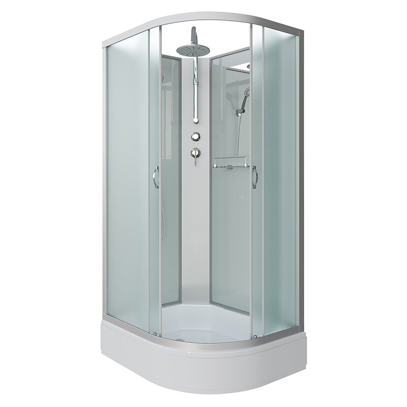 Изображение товара Душевая кабина Niagara Classic 130x90 с раздвижными дверями, матовое стекло Изображение товара Душевая кабина Niagara Classic 130x90 с раздвижными дверями, матовое стекло