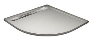Изображение товара Душевой поддон Veconi Tezeo TZ05-100PL-01-19C3 stone, 100 х 100 см, четверть круга, белый матовый
