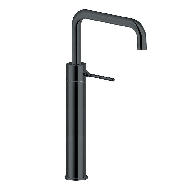 Изображение товара Смеситель Nobili Velis VE125158/3FLP для раковины, без донного клапана, цвет черный глянцевый