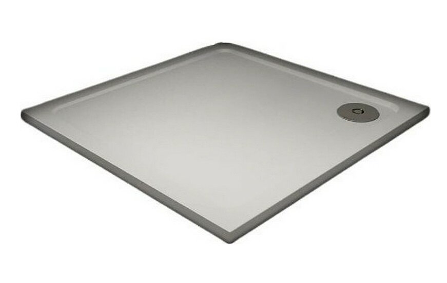 Изображение товара Душевой поддон Veconi Tezeo stone 80x80 см низкий белый глянец италия