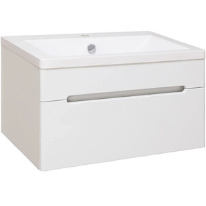 Изображение товара Тумба под раковину Runo Парма 75, подвесная, 1 ящик, белая, 00000001140