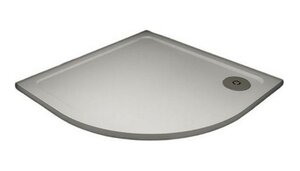 Изображение товара Душевой поддон Veconi Tezeo TZ10-80PL-01-19C3 stone, 80 х 80 см, четверть круга, белый глянцевый