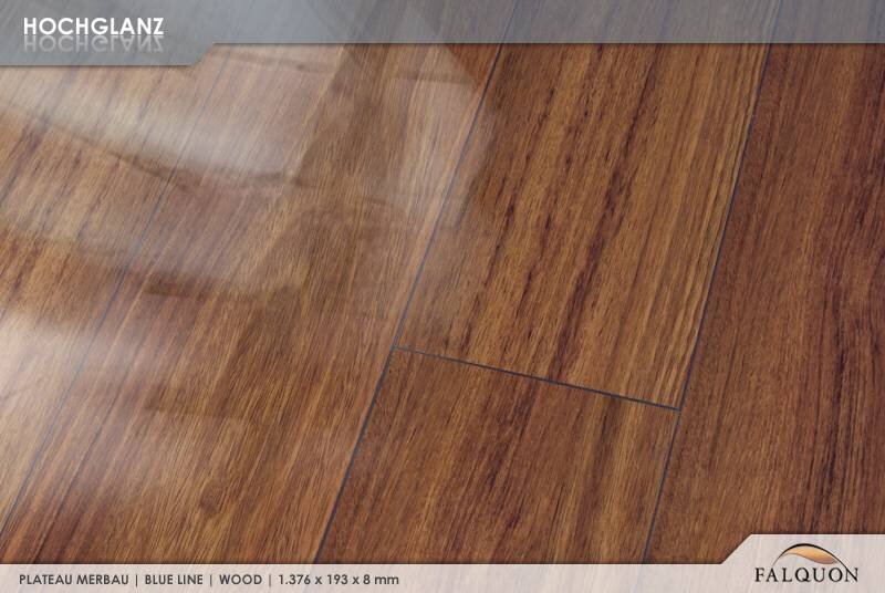 Изображение товара Ламинат Falquon Blue Line Wood Plateau Merbau D2916, коричневый, 8 мм, Germany