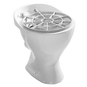 Изображение товара Видуар Jika Mira 5104. 6. 000. 000. 1 - унитаз с крышкой-решеткой и функцией биде, напольный, белый