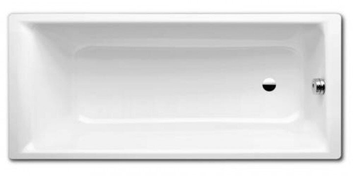 Изображение товара Стальная ванна Kaldewei Puro 170x75 см, белая, без гидромассажа и шторки