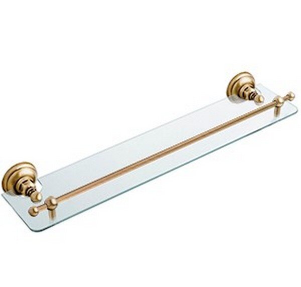 Изображение товара Полочка Nicolazzi Classica 1480 BZ бронза стекло настенная 600 мм