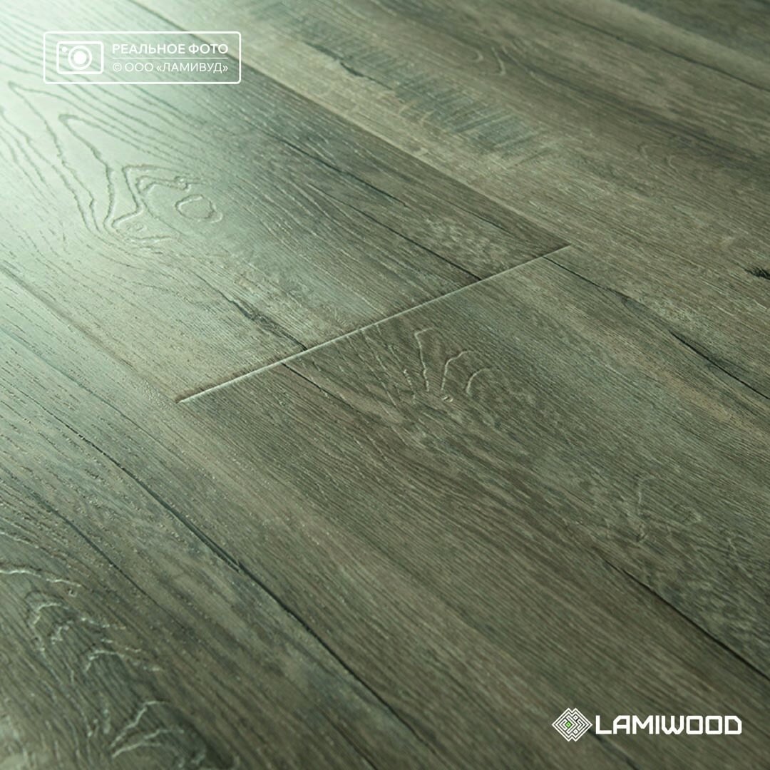 Изображение товара Ламинат Lamiwood Bristol 2414 Дуб Серый 12 мм с матовой поверхностью