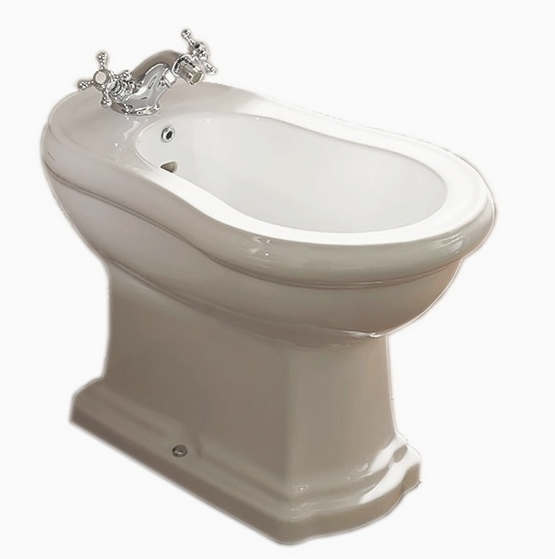 Изображение товара Биде Kerasan Retro 102001 напольное с дизайном в стиле ретро