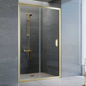 Изображение товара Душевая дверь Vegas Glass ZP 120 07 10 с матовым профилем и сатиновым стеклом