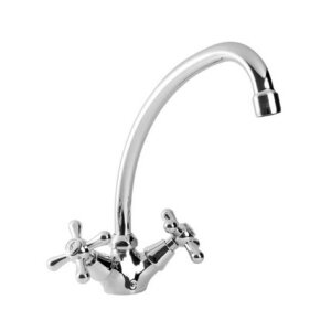 Изображение товара Кухонный смеситель Mofem Treff 105 CER, 200мм, серый, двухвентильный