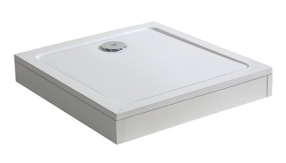 Изображение товара Экран для поддона Veconi квадратный 80 x 80 см белый модель P-S-80-W