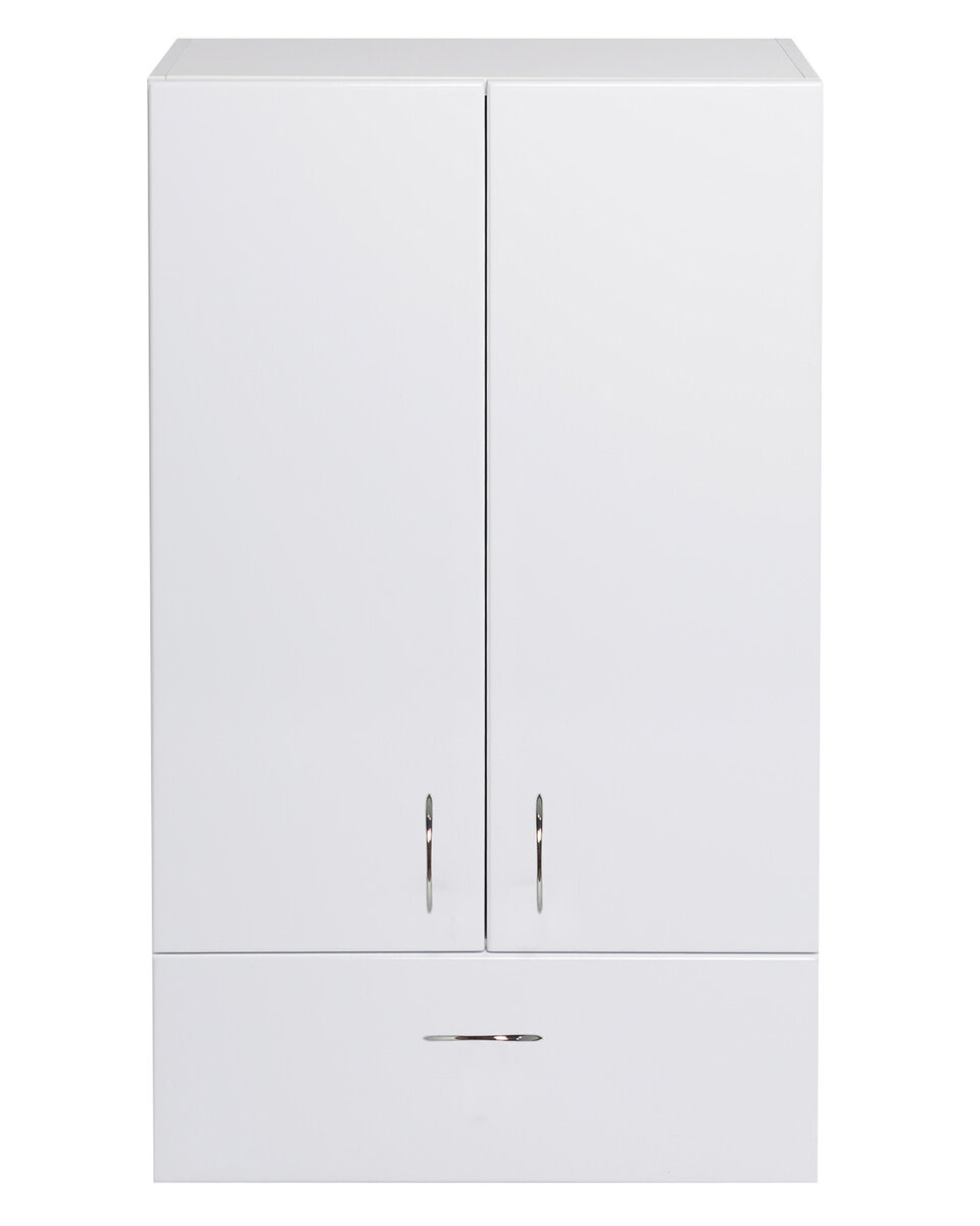 Изображение товара Подвесной шкаф для ванной комнаты Orange Смайл 60 см белый глянец