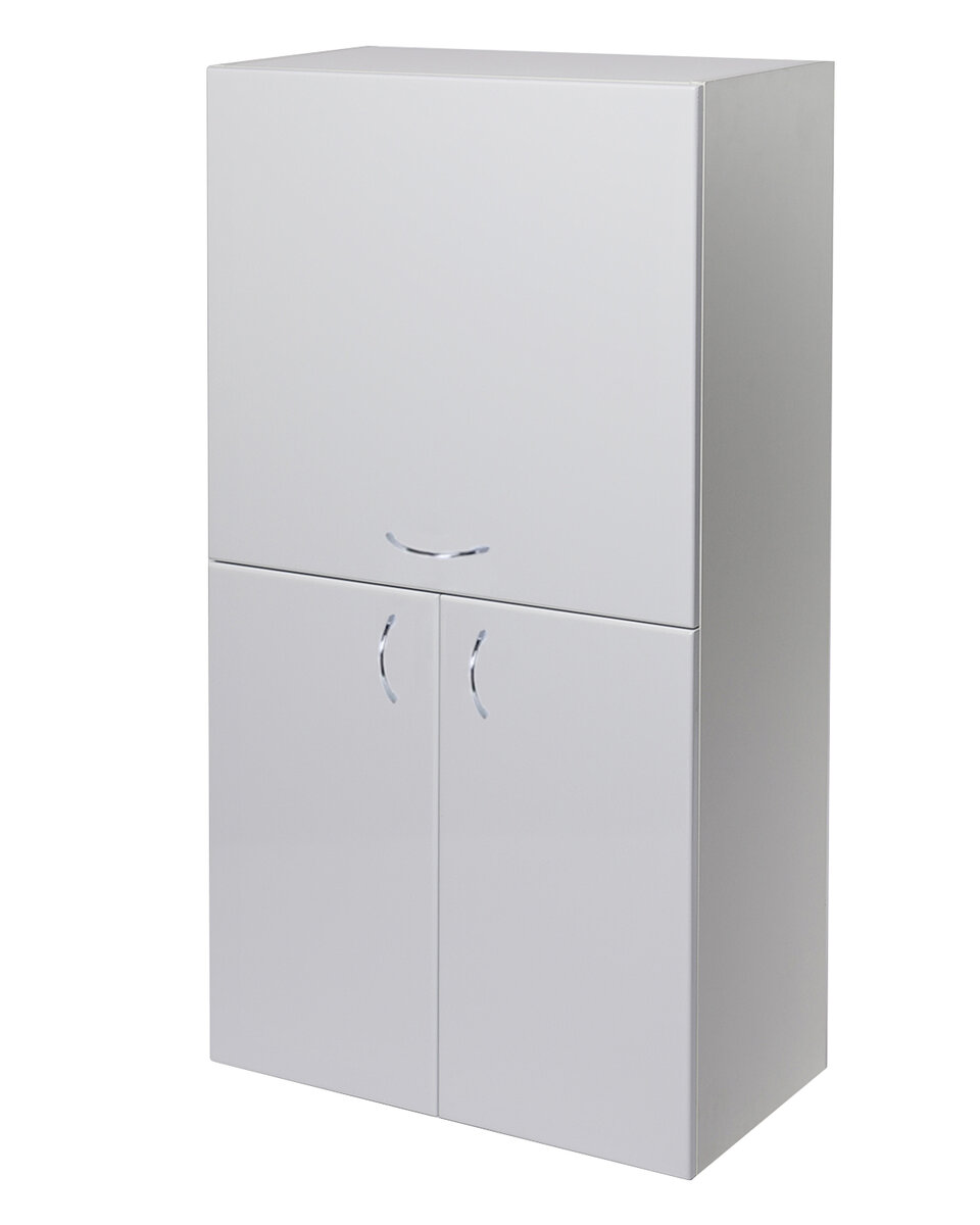 Изображение товара Подвесной шкаф для ванной комнаты Orange Смайл 60 см белый глянец