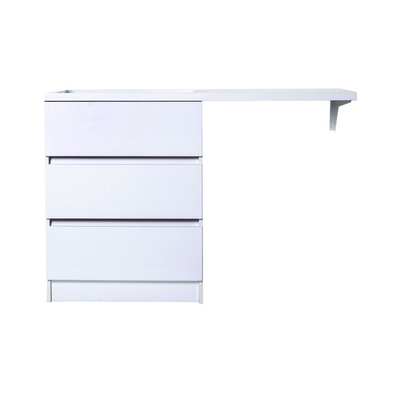 Изображение товара Тумба под раковину Orange Optima 70 см, для установки со стиральной машиной, белый, ST-70TUW