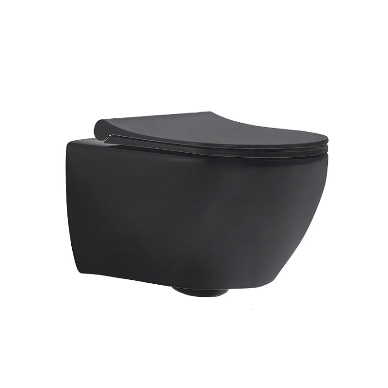 Изображение товара Подвесной унитаз с функцией биде BeWash Bogen 88303670 черный матовый