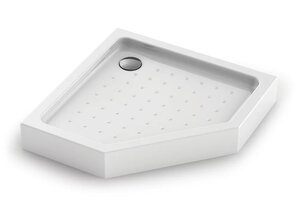 Изображение товара Душевой поддон Veconi Tezeo TZ53-90-C5, акрил, пятиугольный, 90x90 см