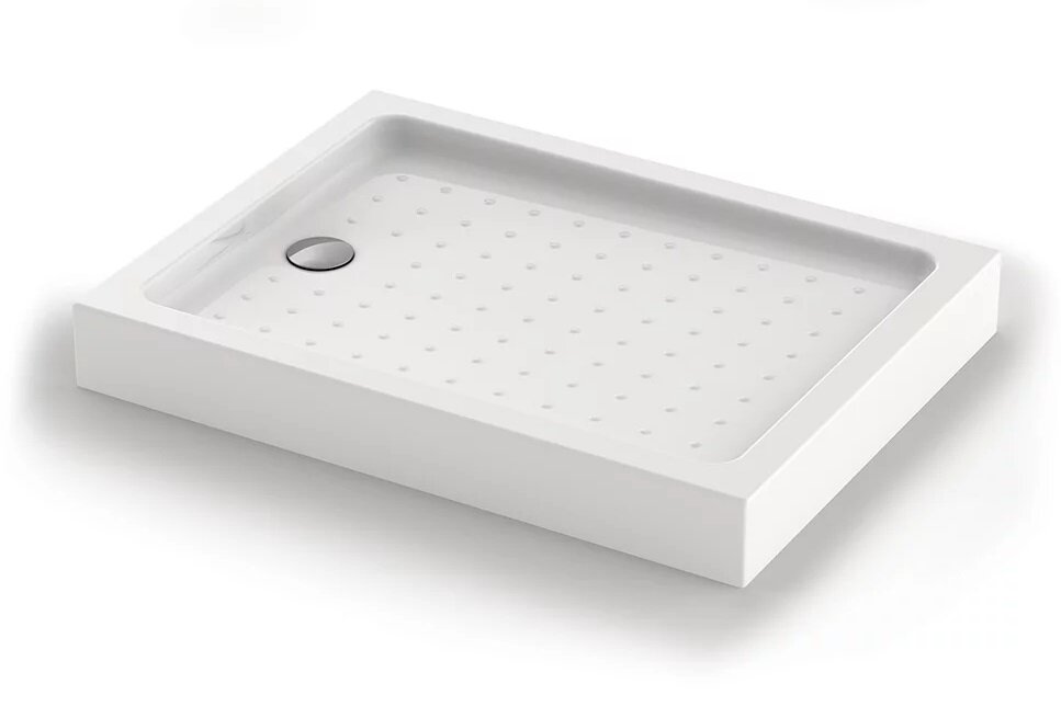 Изображение товара Душевой поддон Veconi Tezeo TZ54-10080-C5 acrylic, 100 х 80 см, прямоугольный, белый