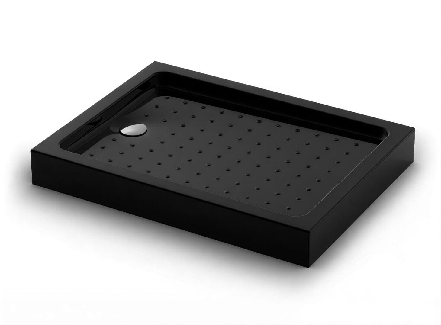 Изображение товара Душевой поддон Veconi Tezeo 100x90 см акриловый черный прямоугольный