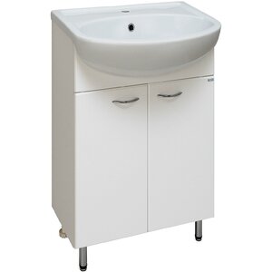 Изображение товара Тумба под раковину Runo Уют 50 напольная белая, Россия
