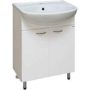 Изображение товара Тумба под раковину Runo Уют 60, белая, 00000000067