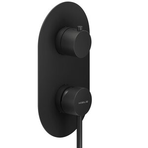 Изображение товара Смеситель для ванны и душа Nobili Lira WE81102/TBM черный матовый