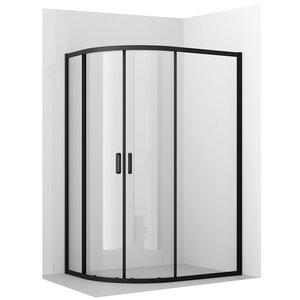 Изображение товара Душевой уголок Ambassador Kingston 100x90 см асимметричный с раздвижными дверями