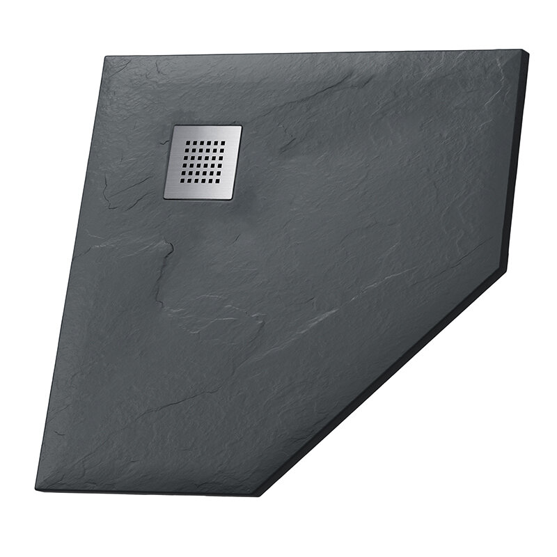 Изображение товара Поддон для душа Grossman Strong GR-S29090D, 90x90 см, графитовый пятиугольный