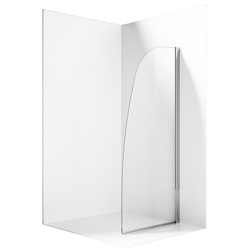 Изображение товара Душевая стенка Ambassador Walk-in 80 х 200 см стекло прозрачное хром
