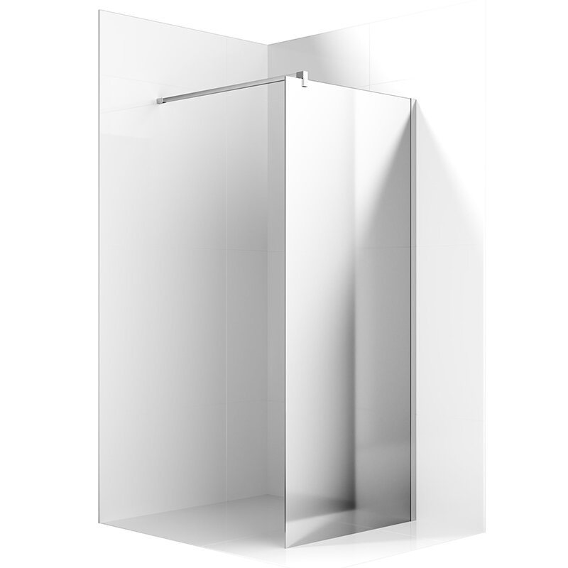 Изображение товара Душевая стенка Ambassador Walk-in 90x200 см зеркальное стекло профиль хром Германия