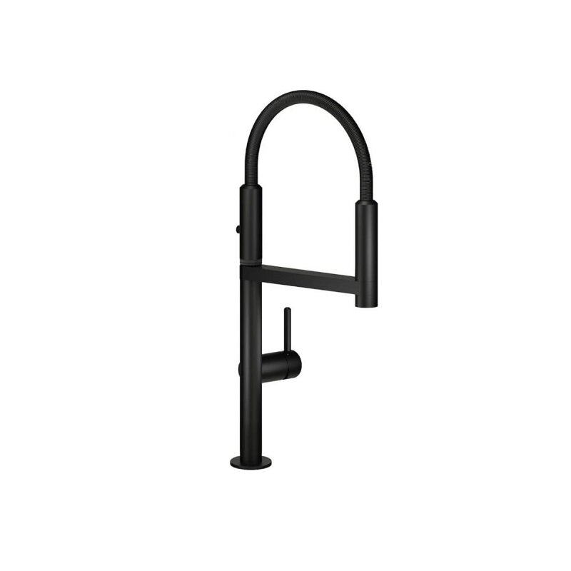 Изображение товара Смеситель для кухни Nobili Move MV92300/50BM черный матовый с поворотным изливом