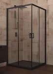 Душевой уголок Veconi Rovigo 80 x 80 см, дверь раздвижная, стекло прозрачное, профиль черный матовый, RV13-80-01-C5 - фото 1 Душевой уголок Veconi Rovigo 80 x 80 см, дверь раздвижная, стекло прозрачное, профиль черный матовый, RV13-80-01-C5 - фото 1