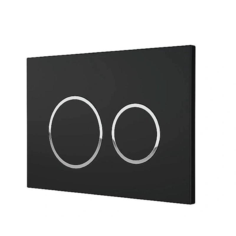 Изображение товара Клавиша смыва OWL1975 Titan Knapp03TBM, механическая, цвет черный матовый