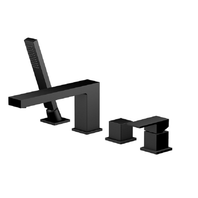 Изображение товара Смеситель на борт ванны Timo Selene 2130/03Y, цвет черный матовый