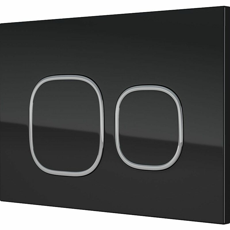 Изображение товара Клавиша смыва OWL 1975 Glas Knapp08GB, механическая, цвет черный