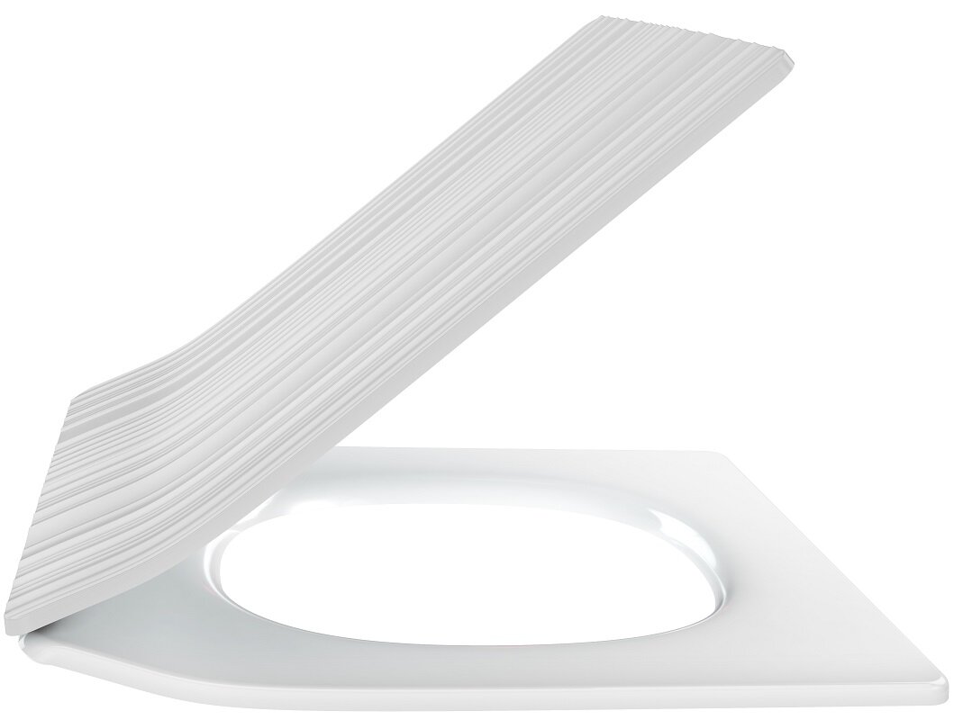 Изображение товара Крышка-сиденье Jacob Delafon Grands Boulevards термодюр с микролифтом, белый матовый, E23433-00-WMT