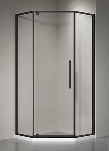 Изображение товара Душевой уголок Veconi Rovigo 80x80 см распашные двери прозрачное стекло