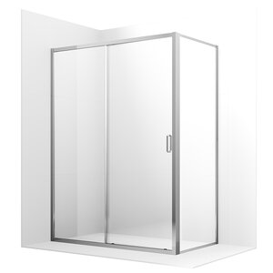 Изображение товара Душевой уголок Ambassador Forsa 100x100x200 см, хром стекло 6 мм, раздвижные двери