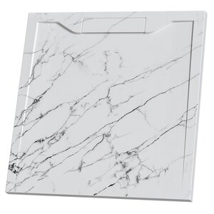 Изображение товара Душевой поддон RGW STE MB, 90 x 90 см, квадратный, из искусственного камня, цвет белый мрамор, 52341099-15