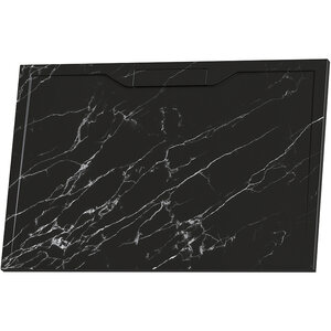 Изображение товара Душевой поддон RGW STE MB, 80 x 120 см, прямоугольный, из искусственного камня, цвет черный мрамор, 52342812-14