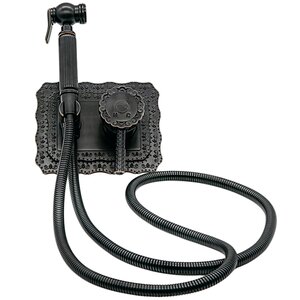 Изображение товара Гигиенический душ Milacio Vitoria, MC.800.BBR, со смесителем, черная бронза