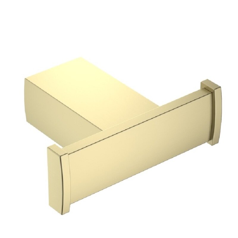 Изображение товара Двойной настенный крючок Timo Torne 43012/17 золото матовое для ванной