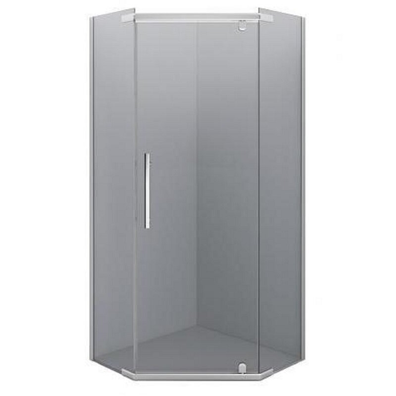 Изображение товара Душевой уголок Erlit Comfort 100x100 см пятиугольный с тонированным стеклом