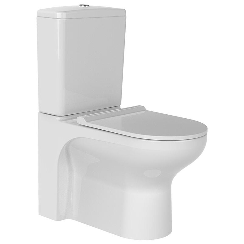 Изображение товара Напольный безободковый унитаз Bien Venus VNKD06401VS0W3000, крышка-сиденье микролифт, белый