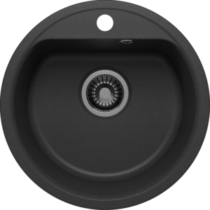 Изображение товара Кухонная мойка из искусственного камня Polygran QuartzBond BOND-480 48 см черная