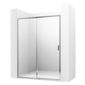 Изображение товара Душевая дверь Ambassador Forsa 110x200 см раздвижная прозрачное стекло хром профиль