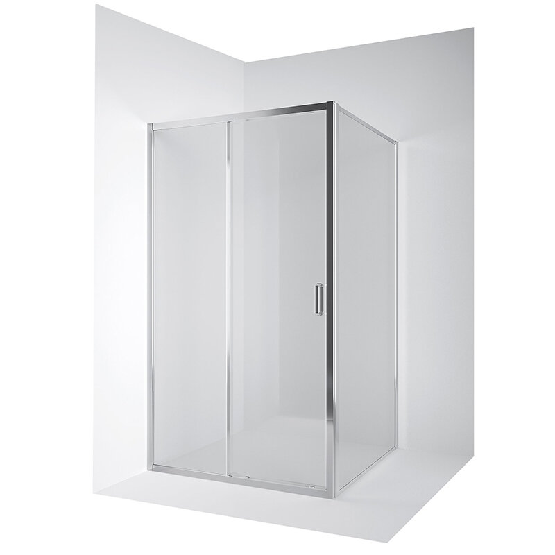 Изображение товара Душевой уголок Ambassador Forsa 110х110 см, квадратный, хром, прозрачное стекло